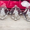 Weihnachtlicher Glasschmuck Zauberhafter Weihnachtsschatz - 12-teiliges Weihnachts-Anhänger Set in edlem Samtkasten - Glasdeko - 8B1