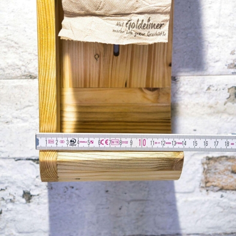 Einzigartiger Toilettenpapierhalter aus Upcycling-Holz – Handgefertigt aus recycelten Einwegpaletten, vielseitig montierbar! kompostierbar