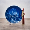 Christmas - 1978: Weihnachtsmarkt am Berliner Dom - Berlin Design - blaues Porzellan - begrenzte Auflage - Made in West Germany (8F1)