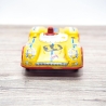 Blechauto: Vintage Joustra 24-Stunden Le Mans Rennwagen - Seltenes Blechmodell mit Friktionsantrieb - Maßstab 1/38 - Made in France