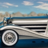 Automodell Mercedes Benz 540K - 1936, unbekannter Hersteller, Maßstab  1/50 in TOP Zustand mit Acrylglashaube (leichte Kratzer der Haube)