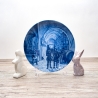 Sammelteller Berlin Design - Serie: Alt Bremen - Ratskeller 1860  - blaues Porzellan  - Auflage 3.000 - Made in Germany - 9D1 - TOP Zustand