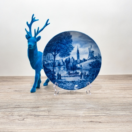 Sammelteller Berlin Design - Serie: Alt Bremen - Ansgaritor 1807  - blaues Porzellan  - Auflage 3.000 - Made in Germany - 9D1 - TOP Zustand