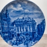 Sammelteller Berlin Design - Städteteller Bonn - Marktplatz im Rathaus - blaues Porzellan - Made in Germany - 9D2 - TOP Zustand