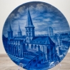 Sammelteller Berlin Design - Städteteller Kaiserslautern- Stiftskirche - blaues Porzellan - Made in Germany - 9D2