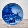 Weihnachtsteller - 1979: Weihnachtsabend in Greetsiel - Berlin Design - blaues Porzellan - begrenzte Auflage - Made in West Germany (8C3)