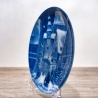 Christmas - 1971:  Rothenburg on Tauber - von Berlin Design - blaues Porzellan - begrenzte Auflage - Made in West Germany (8F1)