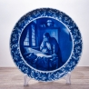 Sammelteller Berlin Design - Geograph nach Johannes Vermeer, blaues Porzellan  - Made in Germany - 9E3 - TOP Zustand