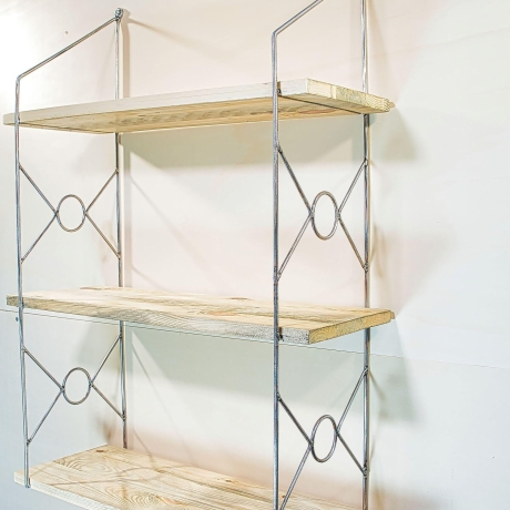 String Regal, Nuten Variante (Lübke, Vitsoe), restauriert
