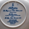 Sammelteller Berlin Design - Serie: Alt Bremerhaven - Bürgermeister Smidt Strasse - blaues Porzellan  - Made in Germany - 9D1 - TOP Zustand