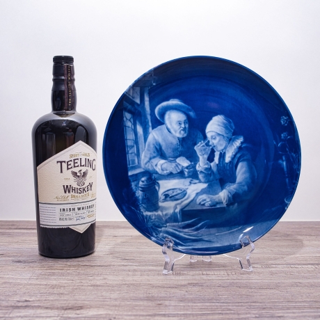 Sammelteller Berlin Design - Serie: van Mieris - Das alte Paar - blaues Porzellan - Auflage 5.000 - Made in Germany - 9E2 - TOP Zustand