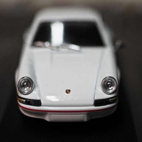 Automodell Porsche 911 Carrera RS 1:50 - 1973, unbekannter Hersteller, Maßstab  1/50 in TOP Zustand mit Acrylglashaube