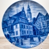 Sammelteller Berlin Design - Städteteller Celle- Rathaus und Stadtkirche - blaues Porzellan - Made in Germany - 9D2 - TOP Zustand