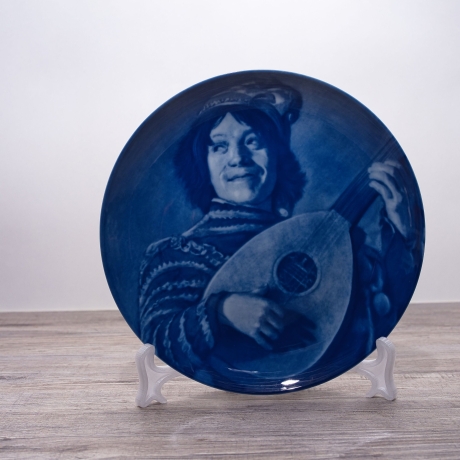 Sammelteller Berlin Design - Serie: Frans Hals - Der Narr  - blaues Porzellan - Auflage 5.000 - Made in Germany - 9E1 - TOP Zustand