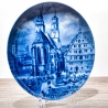 Sammelteller, Städteteller: Stuttgart - Berlin Design - blaues Porzellan  - Made in Germany - mit Karton - 8E2 - TOP Zustand