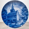Sammelteller Berlin Design - Ratingen, die Dumeklemmer-Stadt seit 1276 - blaues Porzellan - Made in Germany - 9D2 - TOP Zustand