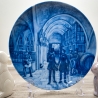Sammelteller Berlin Design - Serie: Alt Bremen - Ratskeller 1860  - blaues Porzellan  - Auflage 3.000 - Made in Germany - 9D1 - TOP Zustand