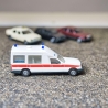 Herpa Mercedes-Benz Miesen Bonna 124L KTW - Ambulance Nr. 4065/2 – Maßstab 1:87 – für Mercedes Fans, Ärzte und Modellauto-Liebhaber H0 1/87