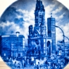 Sammelteller, Städteteller: Berlin - Berlin Design - blaues Porzellan  - Made in Germany - mit Karton - 8B1 - TOP Zustand
