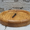 Teakholz Wanduhr aus Indonesien: Barths Pura Holz (Teakholzreste)  handgemacht aus Indonesien - Recycling, Upcycling, Handmade