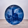 Sammelteller Berlin Design - Serie: Münsterland - Die Ludgerikirche zu Münster - blaues Porzellan  - Made in Germany - 9D1 - TOP Zustand
