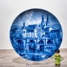 Sammelteller, Städteteller: Koblenz - Berlin Design - blaues Porzellan  - Made in Germany - mit Karton - 8D1 - TOP Zustand