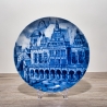 Sammelteller, Städteteller: Bremen - Berlin Design - blaues Porzellan  - Made in Germany - mit Karton - 8C1 - TOP Zustand