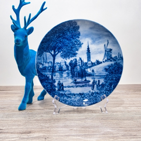 Sammelteller Berlin Design - Serie: Alt Bremen - Ansgaritor 1807  - blaues Porzellan  - Auflage 3.000 - Made in Germany - 9D1 - TOP Zustand