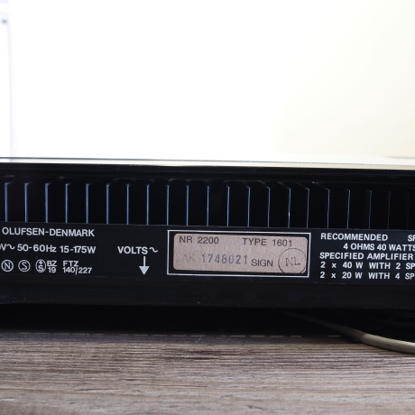 Bang und Olufsen - UKW Receiver Beomaster 2200 - B&O, generalüberholt, mit kleinen Mängeln, aber super Klang (SRU)