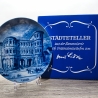 Sammelteller, Städteteller: Trier - Berlin Design - blaues Porzellan  - Made in Germany - mit Karton - 8E1 - TOP Zustand