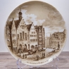 Sammelteller Berlin Design - Städteteller Frankfurt- Der Römerberg zu Frankfurt um 1829 - Made in West Germany - 9D2 - TOP Zustand