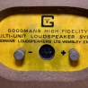 Lautsprecherstecker Paar für Goodmans Lautsprecher mit DIN ähnlichem Anschluss (Strichpunkt) für Kabel bis zu 4 Quadratmillimeter - LSDN-3