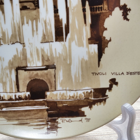 Sammelteller Berlin Design - Römische Impressionen - Tivoli villa d'este - Made in Germany - 9E1 - TOP Zustand
