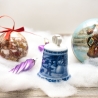 Weihnachtsglocke - Berlin Design - 1977 - blaues Porzellan - Made in Germany - 8D3 - TOP Zustand - limitiert