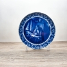Sammelteller Berlin Design - Geograph nach Johannes Vermeer, blaues Porzellan  - Made in Germany - 9E3 - TOP Zustand- Mit ZERTIFIKAT