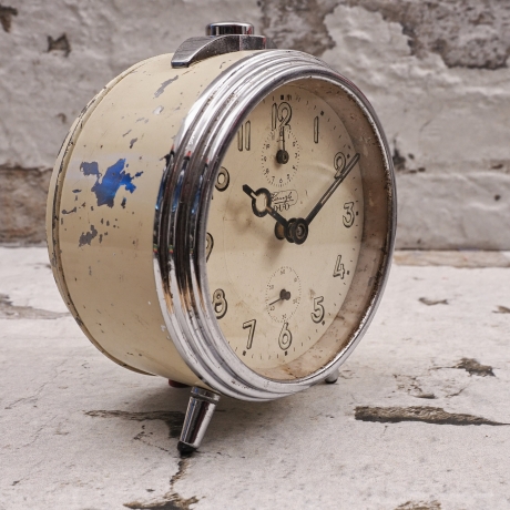 Vintage Wecker Kienzle Duo Uhr - mechanisch (6B)