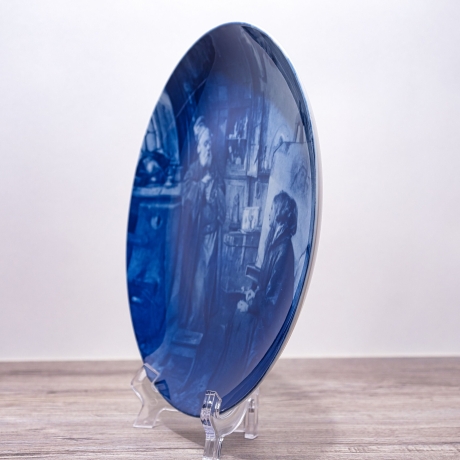 Sammelteller Berlin Design - Serie: G. Induno - Antiquar  - blaues Porzellan  - Auflage 5.000 - Made in Germany - 9E2 - TOP Zustand