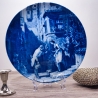 Sammelteller Berlin Design - Serie: Carl Spitzweg - Hochzeiter - blaues Porzellan - Auflage 5.000 - Made in Germany - 9E2 - TOP Zustand