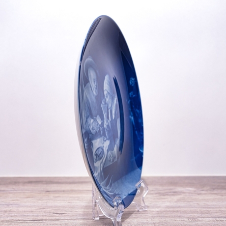 Sammelteller Berlin Design - Serie: van Mieris - Das alte Paar - blaues Porzellan - Auflage 5.000 - Made in Germany - 9E2 - TOP Zustand