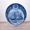 Sammelteller Schiff - Cutty Sark 42/1250 - Berlin Design Nautica - blaues Porzellan - begrenzte Auflage - Made in West Germany (9E2) TOP