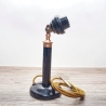 100 Jahre altes Telefonmikrofon als modernes Mikrofon – Retromod made by Neufeldt & Kuhnke, mit Stereo Klinkenstecker – UNIKAT