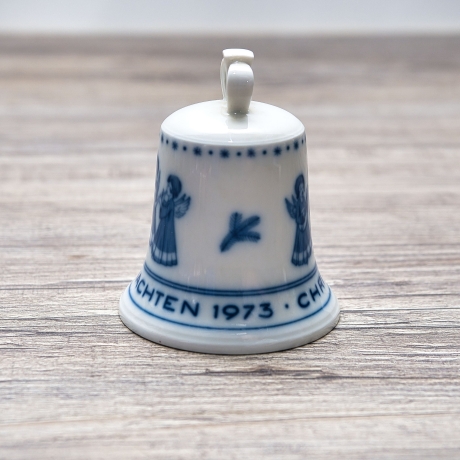 Weihnachtsglocke - Berlin Design - 1973 - blaues Porzellan - Made in Germany - 8D3 - TOP Zustand - limitiert
