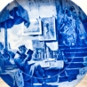 Sammelteller: Der Antiquar / Carl Spitzweg - Berlin Design - blaues Porzellan  - Nummer 7 von 5000 - mit Karton - TOP Zustand - 8D2