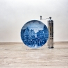 Sammelteller Berlin Design - Serie: Alt Bremen - Marktplatz 1847  - blaues Porzellan  - Auflage 3.000 - Made in Germany - 9D1 - TOP Zustand