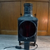 Eisenbahnlampe: Oberwagenlaterne original Deutsche Bahn, umgebaut auf E27 Fassung mit ordentlich Patina, LED Leuchtmittel, Unikat, Upcycling