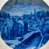 Sammelteller Berlin Design - Städteteller Alt Geilenkirchen - blaues Porzellan - Made in Germany - 9D2 - TOP Zustand