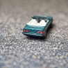 Herpa BMW 3er Cabrio (E30) Modellauto in grün/türkis – Maßstab 1:87 – Sammlerstück mit Mängeln für BMW-Fans und Modellauto-Liebhaber H0 1/87