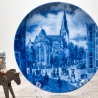 Sammelteller Berlin Design - Serie: Alt Bremen - Martini Kirche  - blaues Porzellan  - Auflage 3.000 - Made in Germany - 9D1 - TOP Zustand