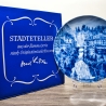 Sammelteller, Städteteller: Badgastein - Berlin Design - blaues Porzellan  - Made in Germany - mit Karton - 8D1 - TOP Zustand