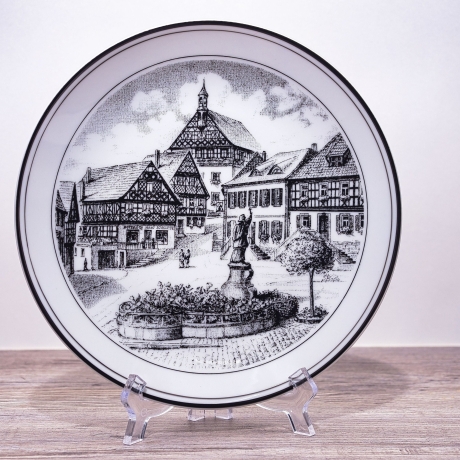 Sammelteller - Motiv Burgkunstadt Marktplatz - BAUR Versand - Made in Germany - 9E3 - TOP Zustand